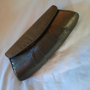 NWOT Kim Rogers olive green clutch with beaded strap